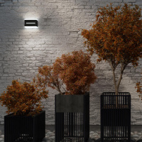 Уличный настенный светодиодный светильник Novotech STRAIT 359196