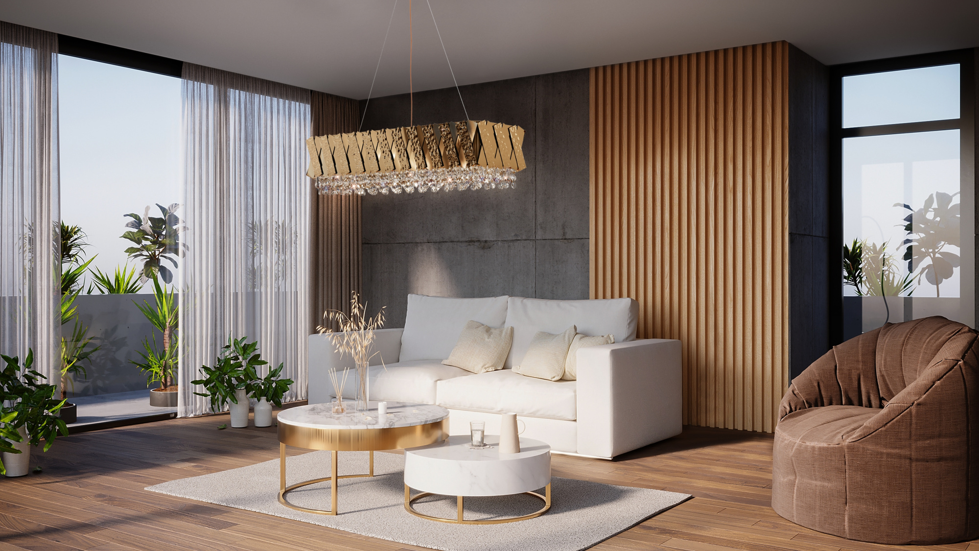 Светильник подвесной Maytoni Artistico MOD017PL-04BS