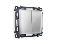 Комплект механизма 2-клавишного перекрестного выключателя 10A-250V Ambrella Volt Alfa MA403030