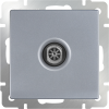 ТВ-розетка проходная серебряная Werkel W1184006 4690389156595 a051517