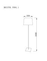 Торшер Lucia Tucci BRISTOL F894.1