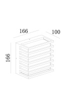 Архитектурный светодиодный светильник Maytoni Downing Street O020WL-L10B4K