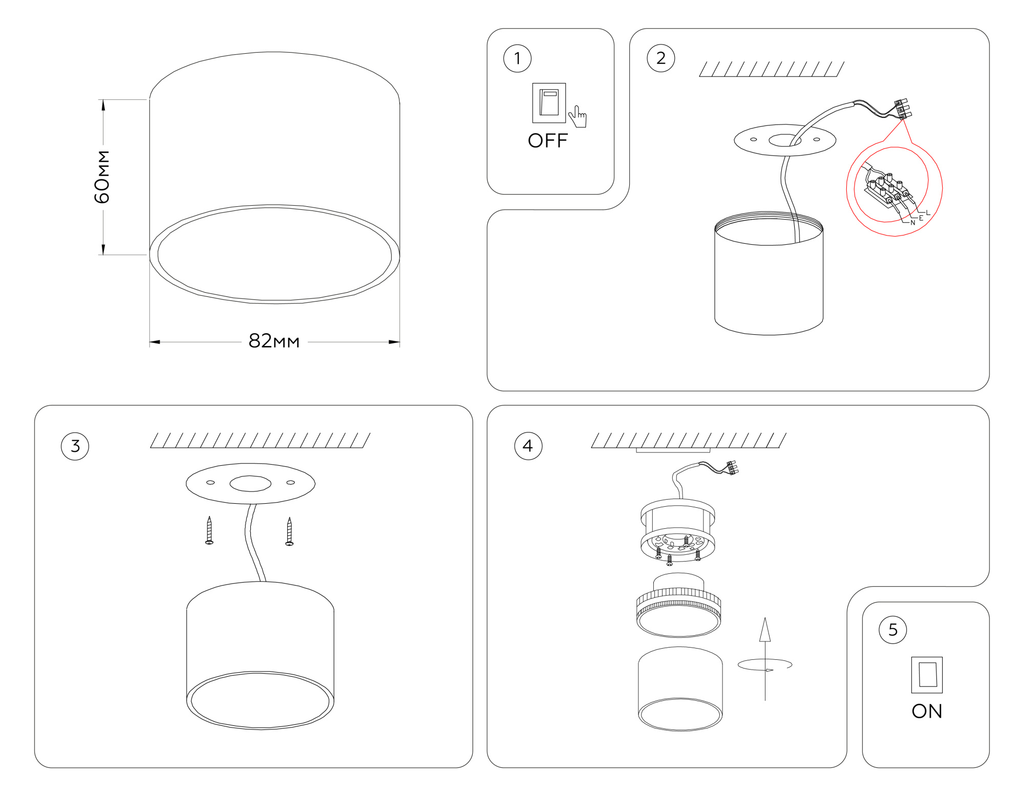 Светильник потолочный Ambrella light TECHNO SPOT TN5359