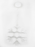 Подвесной светодиодный светильник «Снежинка» Uniel ULD-H1819-012/STA/3AAA Warm White IP20 Snowflake UL-00007251