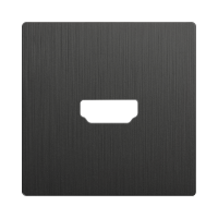 Накладка для розетки HDMI графит рифленая Werkel W1196004 4690389158728 a050744