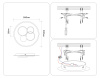 Люстра потолочная светодиодная Ambrella light COMFORT FL4803