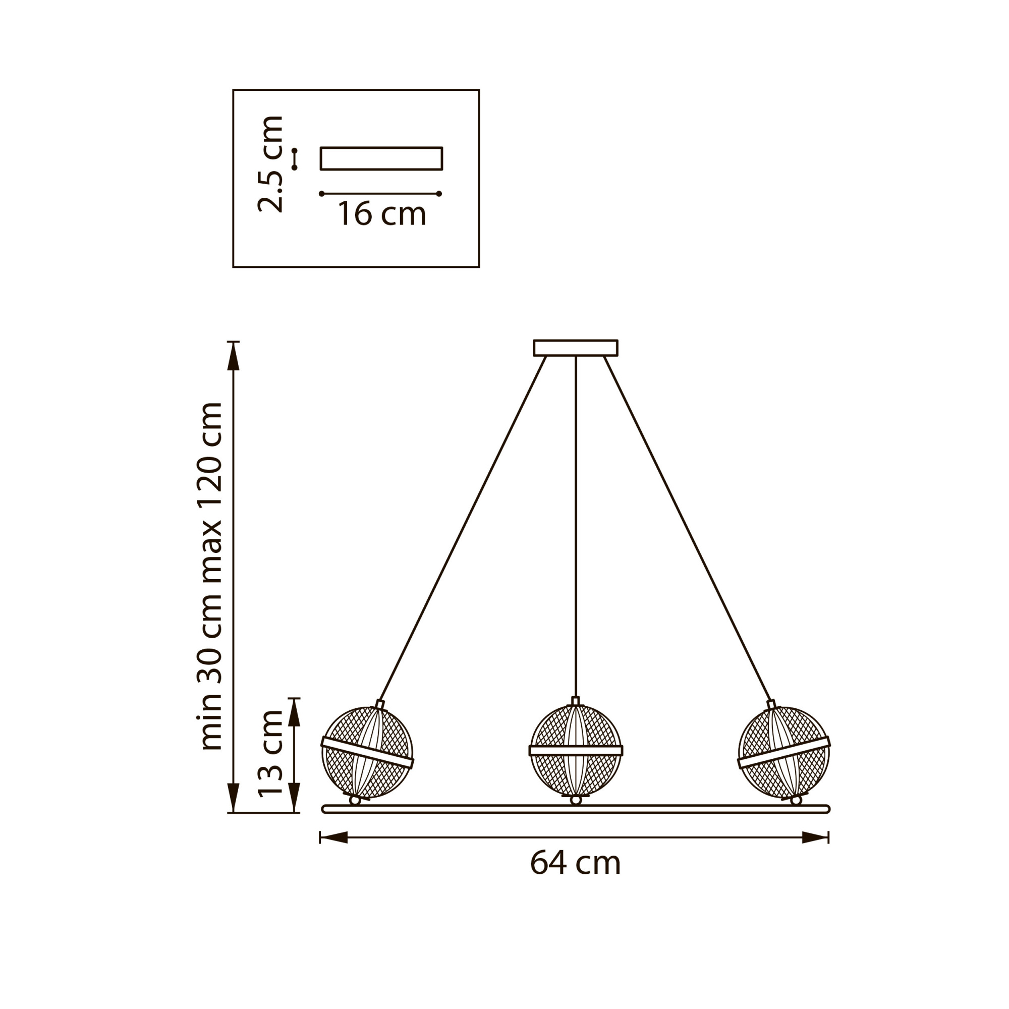 Светильник подвесной Lightstar Acrile G9 737063