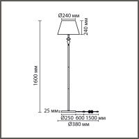Торшер Lumion VERMONT 8275/1F Торшер Lumion VERMONT 8275/1F