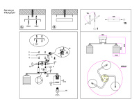 Люстра потолочная Ambrella light Modern TR303217