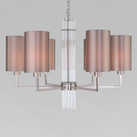 Подвесная люстра Eurosvet Soffio 60134/6 никель a058368