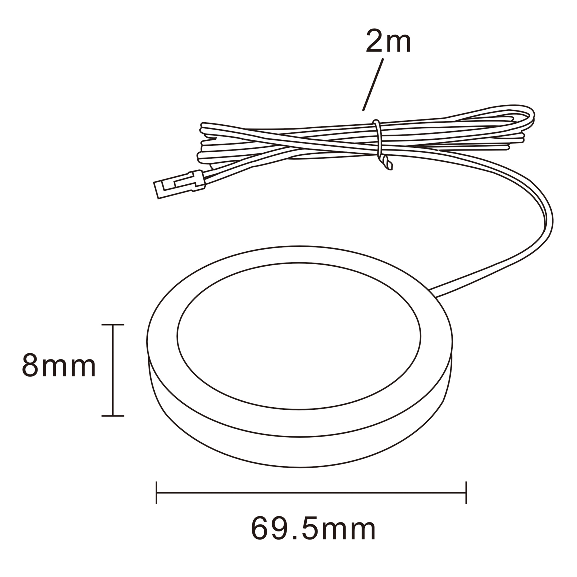 Светильник накладной мебельный светодиодный Lightstar Mobiled 036340