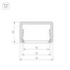 Профиль Arlight SILER-2000 ANOD 025490 Профиль Arlight SILER-2000 ANOD 025490
