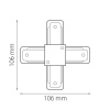 Коннекто Х-образный однофазный Lightstar Barra 502149 Коннекто Х-образный однофазный Lightstar Barra 502149