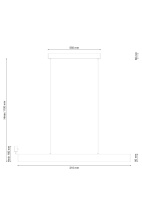 Светильник подвесной светодиодный Lucia Tucci AERO 206.30 bianco LED