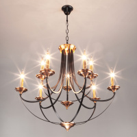 Подвесная люстра Eurosvet Lazzaro 60098/9 черный a045217