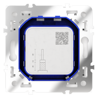 Розетка телевизионнная встраиваемая VOLTUM S70 оконечная TV+SAT, (кашемир) VLS060403