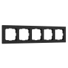Рамка на 5 постов черная Werkel Hammer W0052408 4690389163579 a052531