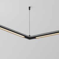 Угловой коннектор 120° для системы без ввода питания Maytoni Shelf CA018LWC-B