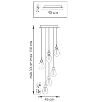Люстра подвесная светодиодная Lightstar Colore 805169