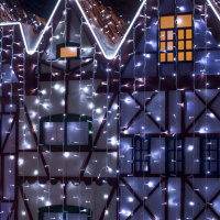 Гирлянда Eurosvet 200-101 200-101 белый с эффектом мерцания 2*3м IP65 a044058