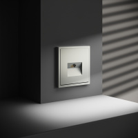 Розетка компьютерная встраиваемая VOLTUM S70 RJ45 кат.6, (сталь) VLS060105