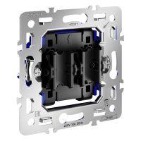 Механизм выключателя с самовозвратом двухклавишного 10А Voltum S70 VLS0206M