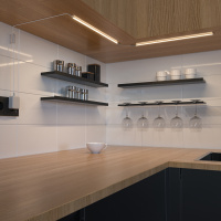 Линейный светильник с выключателем 2*40см  Elektrostandard LTB74 белый a053402