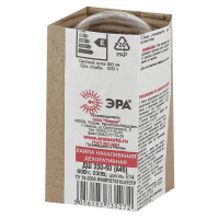 Лампа накаливания ЭРА E14 60W 2700K прозрачная P45-60W-E14/ДШ 230-60 Е 14 (гофра) Б0033704
