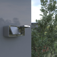 Розетка влагозащенная с заземлением с защитной крышкой и шторками серебряная Werkel Gallant W5071206 4690389167171 a052775