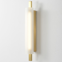 Светильник настенный светодиодный Crystal Lux TUNNEL AP10 LED BRASS