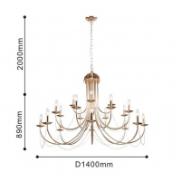 Подвесная люстра F-Promo Plini 2591-20P