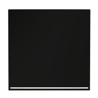 Клавиша для выключателя/переключателя одноклавишного с подсветкой Voltum S70 (черный матовый) VLS000208