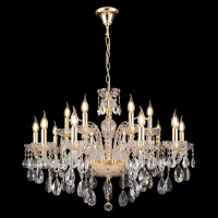 Люстра подвесная Crystal Lux MONICA SP10+5 GOLD