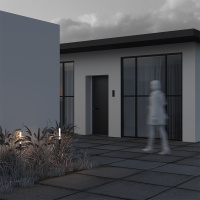 Уличный грунтовый светодиодный светильник Maytoni Flare O487FL-L3GF3K1