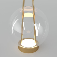 Настольная лампа светодиодная Eurosvet Frasco 80507/1 латунь a069347