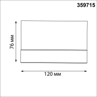Светильник потолочный светодиодный Novotech ESTIMA 359715