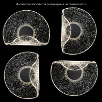 Светильник настенный светодиодный Crystal Lux WAVE AP6W LED TRANSPARENT