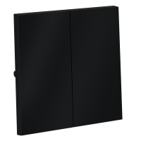 Клавиши для выключателя/переключателя двухклавишного Voltum S70 (графит) VLS000307