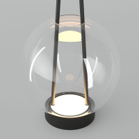 Настольная лампа светодиодная Eurosvet Frasco 80507/1 черный a069349