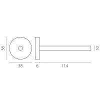 Крепление жесткое к треку 5064хх тип D Lightstar Linea 506479