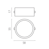 Кольцо фиксации лампы или модуля для 21450х-21460х Lightstar Domino 214003