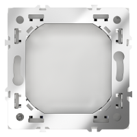 Заглушка VOLTUM S70 с суппортом, (белый матовый) VLS080102