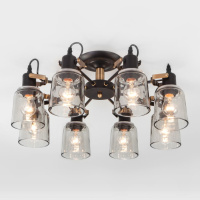 Потолочная люстра Eurosvet Astor 70111/8 черный a047619