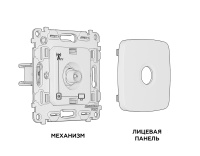 Комплект механизма TV розетки оконечной Ambrella Volt OMEGA MO913010