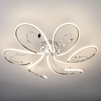 Люстра светодиодная потолочная Eurosvet Venzel 90082/6 Хром 00000083234