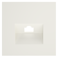 Накладка для розетки компьютерной RJ45 кат.6 Voltum S70 (хлопок) VLS001313