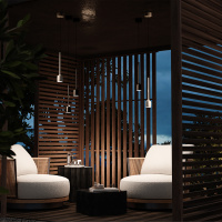 Уличный подвесной светодиодный светильник Maytoni Apex O491PL-L6W3K