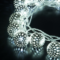 Гирлянда Eurosvet 400-003 400-003 хром/белый с эффектом мерцания 2,8м IP20 a049834