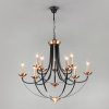 Подвесная люстра Eurosvet Lazzaro 60098/9 черный a045217