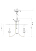 Подвесная люстра Maytoni Roma ARM006PL-08G Подвесная люстра Maytoni Roma ARM006PL-08G